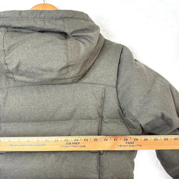 Columbia Down Filled Quilted Outdoor Full Zip Hooded Coat Jacket Womens S Green - Picture 6 of 9